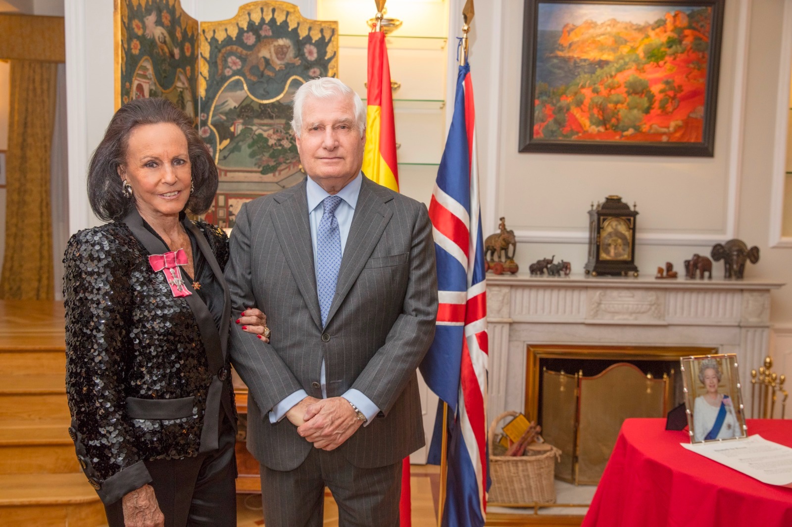 Sonsoles Diez de Rivera y De Icaza, condecorada Miembro Honorario de la Orden del Imperio Sonsoles Diez de Rivera y De Icaza, condecorada Miembro Honorario de la Orden del Imperio