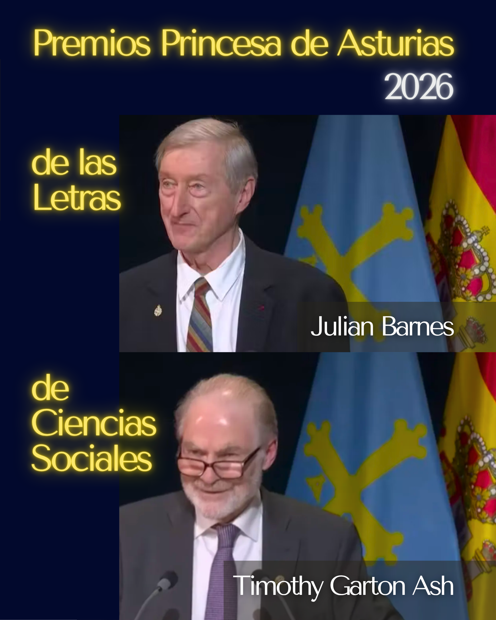 PREMIADOS BRITÁNICOS – PREMIOS PRINCESA DE ASTURIAS 2026